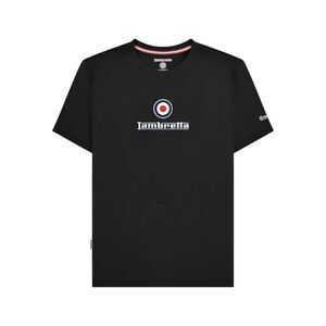 Lambretta Mens Logo T-Shirt / Black